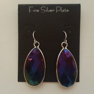 Silver Plated Drop Earrings